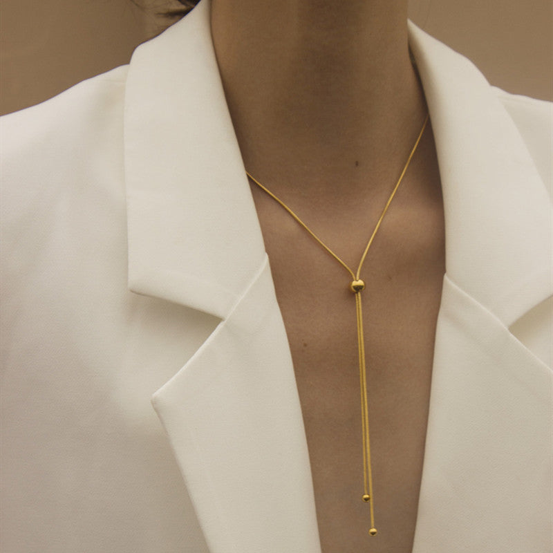 Agave A&J ketting - 18k Gold