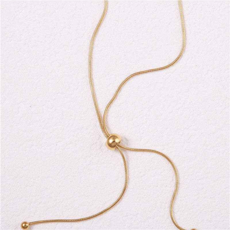 Agave A&J ketting - 18k Gold